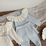【73-100cm】 フリル カラー トップス＆スカート パンツ 2点セット - 画像 (7)