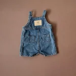 【66-100cm】ボーダー シャツ orデニム サロペット - 画像 (6)