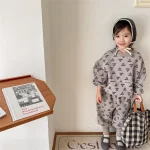 【80-130cm】 葉柄ボア セットアップ - 画像 (3)