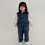 【65-90cm】 ポケット付き オールインワン - 画像 (3)