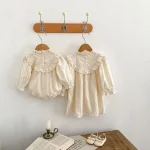 【66-130cm】 リボンレース ロンパース OR ワンピース - 画像 (17)