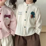 【80-150cm】 キノコ シャツ - 画像 (3)