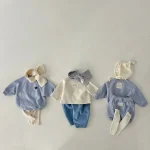 【66-90cm】 ハート刺しゅう ロンパース - 画像 (7)