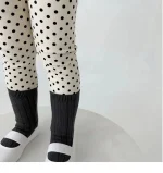 【73-120cm】 ドットorチェック レギンス - 画像 (3)