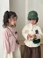 【80-150cm】 キノコ シャツ - 画像 (14)