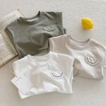 【73-100cm】 ノーカラー トップス - 画像 (3)