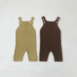 【66-90cm】 韓国風 シンプル サロペット - 画像 (5)