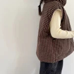 【80-130cm】 チェック ベスト - 画像 (4)