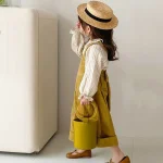 【90-130cm】 トップス+オールインワン セットアップ - 画像 (5)