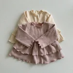 【80-130cm】 フリル ワンピース - 画像 (3)