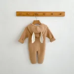 【66-90cm】 ウサギ帽子 オールインワン - 画像 (8)