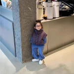 【80-120cm】 チェック ベスト - 画像 (6)