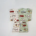 【80-130cm】 車プリント セットアップ - 画像 (10)