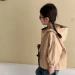 【80-150cm】 フード付き ポケット付き アウター - 画像 (7)