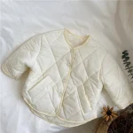 【80-130cm】 シンプル キルティング アウター - 画像 (8)