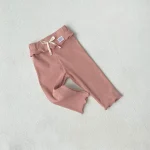 【73-100cm】 リボン リブ レギンス - 画像 (7)