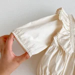 【66-110cm】 肩フリル ワンピース or ロンパース - 画像 (11)