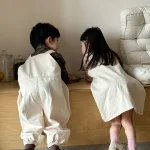 【80-150cm】 ポケット付き サロペット or ワンピース - 画像 (3)