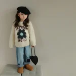【90-140cm】 花柄 セーター - 画像 (4)