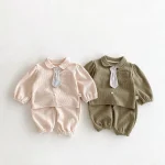 【73-110cm】ネクタイワッフル セットアップ - 画像 (9)
