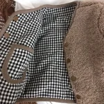 【80-130cm】 チェック リバーシブルジャケット - 画像 (9)