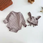 【66-90cm】 スター柄 ロンパース - 画像 (8)