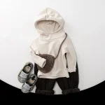 【80-130cm】 フリースフーディ トップス - 画像 (3)