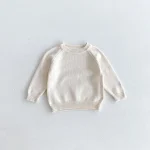 【80-130cm】 シンプルデザイン ニットトップス or ボトムス - 画像 (4)