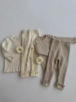 【66-100cm】リボン リブ レギンス - 画像 (12)