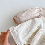 【66-90cm】 花柄 刺しゅう ロンパース - 画像 (11)