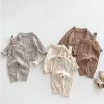 【66-100cm】 ゲーブル編み セーター or サロペット - 画像 (10)