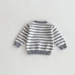 【80-130cm】 ボーダー クールネック トップス - 画像 (17)