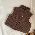 【80-130cm】 チェック ベスト - 画像 (8)