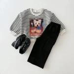 【80-130cm】 犬柄 プルオーバー トレーナー - 画像 (7)