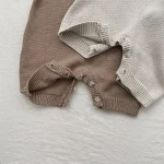 【66-90cm】 韓国風 ノーカラー ロンパース - 画像 (21)