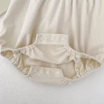 【66-90cm】 ノーカラーコーデュロイ ロンパース - 画像 (21)