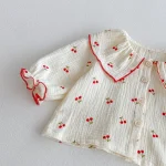 【66-100cm】 チェリープリント セットアップ - 画像 (12)