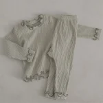 【66-90cm】 ピュア ルームウエア セットアップ - 画像 (9)