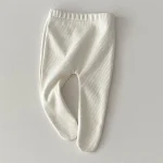 【66-90cm】 ノーカラー リブ タイツ - 画像 (3)