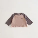 【73-100cm】 カラー切り替え シャツ - 画像 (5)