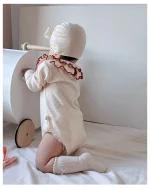 【66-90cm】 フリル襟 ロンパース - 画像 (9)