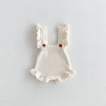 【66-100cm】 フリル ニット サロペット - 画像 (17)