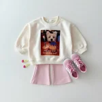 【80-130cm】 犬柄 プルオーバー トレーナー - 画像 (8)