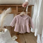 【66-100cm】 ワンピース  ゲーブル ロンパース - 画像 (10)
