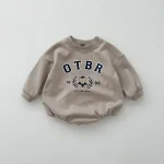 【66-90cm】熊柄 ロンパース - 画像 (8)