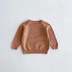 【80-130cm】 シンプルデザイン ニットトップス or ボトムス - 画像 (5)