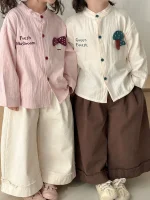 【80-150cm】 キノコ シャツ - 画像 (6)