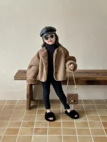 【90-140cm】 フェイクムート ジャケット - 画像 (2)