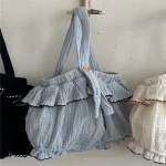 【73-100cm】フリルウェスト サロペット - 画像 (4)