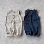 【65-90cm】 ポケット付き オールインワン - 画像 (2)
